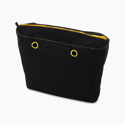 Forro Clásica Cordura Negro con Amarillo