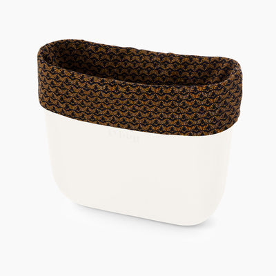 Borde Clásica Jacquard Microfantasía Azul