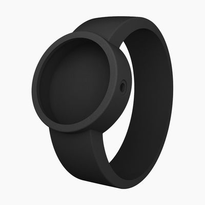 Correa O clock Silicona Negro