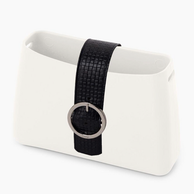 Cierre Banda con Hebilla Glam Ecopiel Microtrenzado Azul