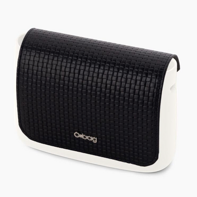 Solapa O pocket Ecopiel Mictrotrenzado Azul Marino