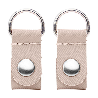 Accesorio Clip Ecopiel Saffiano Rosa Humo Metalizado