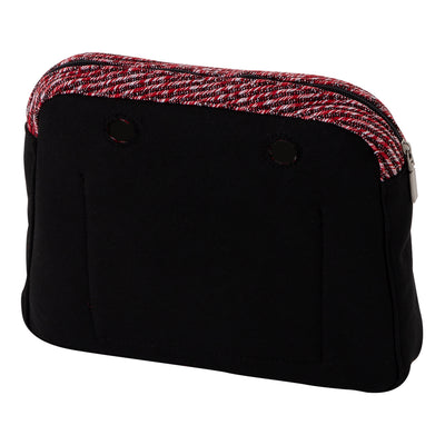 Forro Reverse Tejido Diagonal Rojo