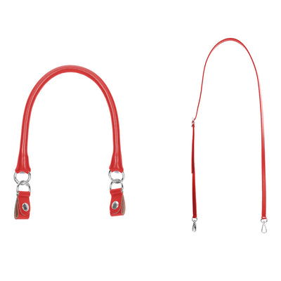 Asa Tubular y Bandolera Ecopiel Rojo
