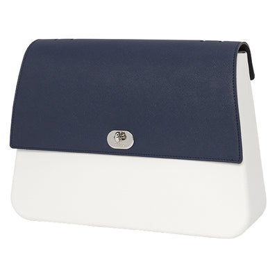 Solapa Queen Ecopiel Saffiano Azul Marino