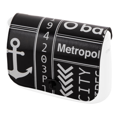 Solapa O pocket Ecopiel Naval Negro