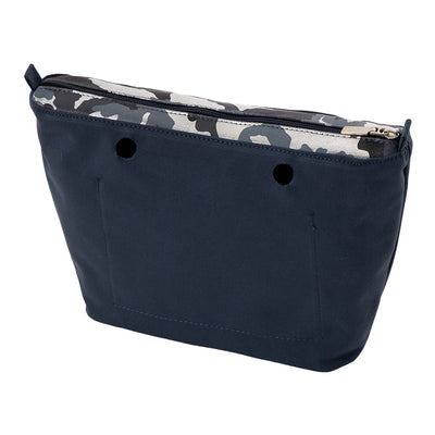 Forro Clásica Textil Camuflaje Azul / Plata