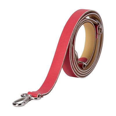 Bandolera Extraslim Ecopiel Saffiano Amaranto