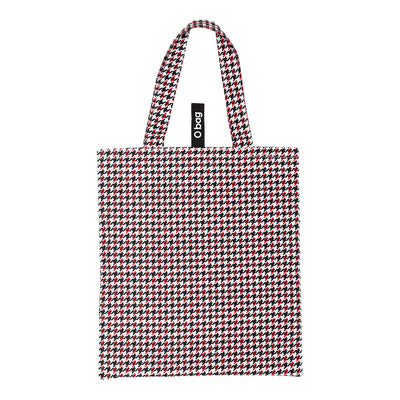 Shopper Textil Estampado Pata de Gallo