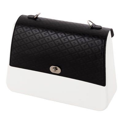 Solapa Queen Ecopiel Logo Negro / Negro