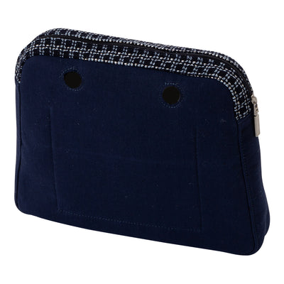 Forro Reverse Textil Cuadros Azul