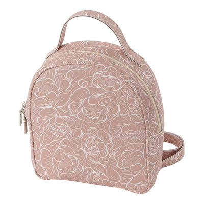Bolsa Ivy Ecopiel Peonia Rosa Humo