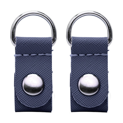 Accesorio Clip Ecopiel Saffiano Azul