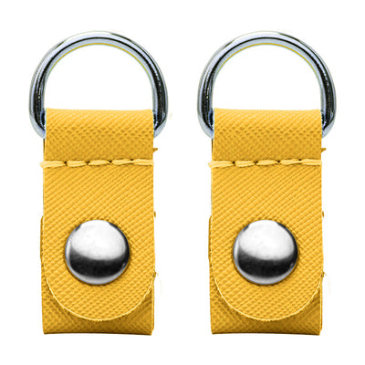 Accesorio Clip Ecopiel Saffiano Amarillo