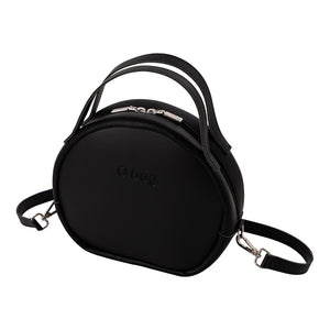 Bolsa Petite con Correa Extraslim Ecopiel Saffiano Negro