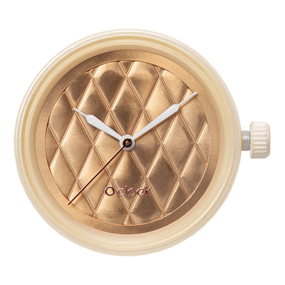 Mecanismo O clock Matelassé Arena Metalizado