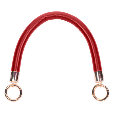 Asa Chica Tubular Ecopiel Rojo