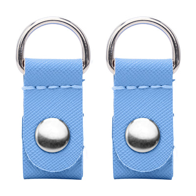 Accesorio Clip Ecopiel Saffiano Celeste