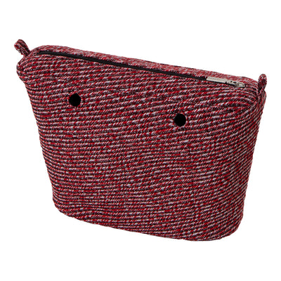 Forro Mini Tejido Diagonal Rojo