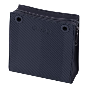 Cuerpo Double Mini Ecopiel Textura Azul Marino