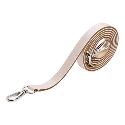 Bandolera Extraslim Ecopiel Saffiano Rosa Humo Metalizado