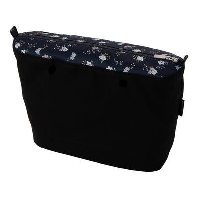 Forro Clásica Textil Microflores Grafito